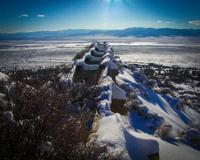 Winter tressle at Orient Mine